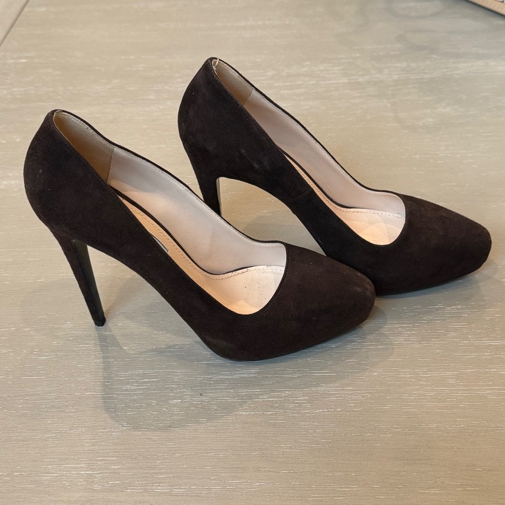 Prada Brown Suede Pumps | size 7 1/2